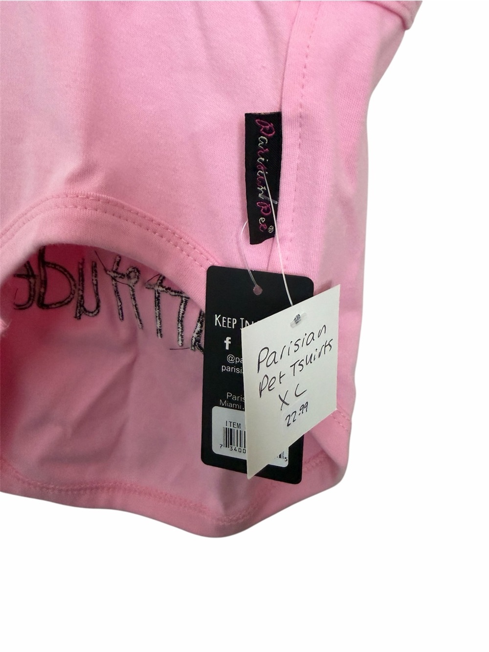 Pink Little Miss Attitude Dog Tank - Picture 3 of 3